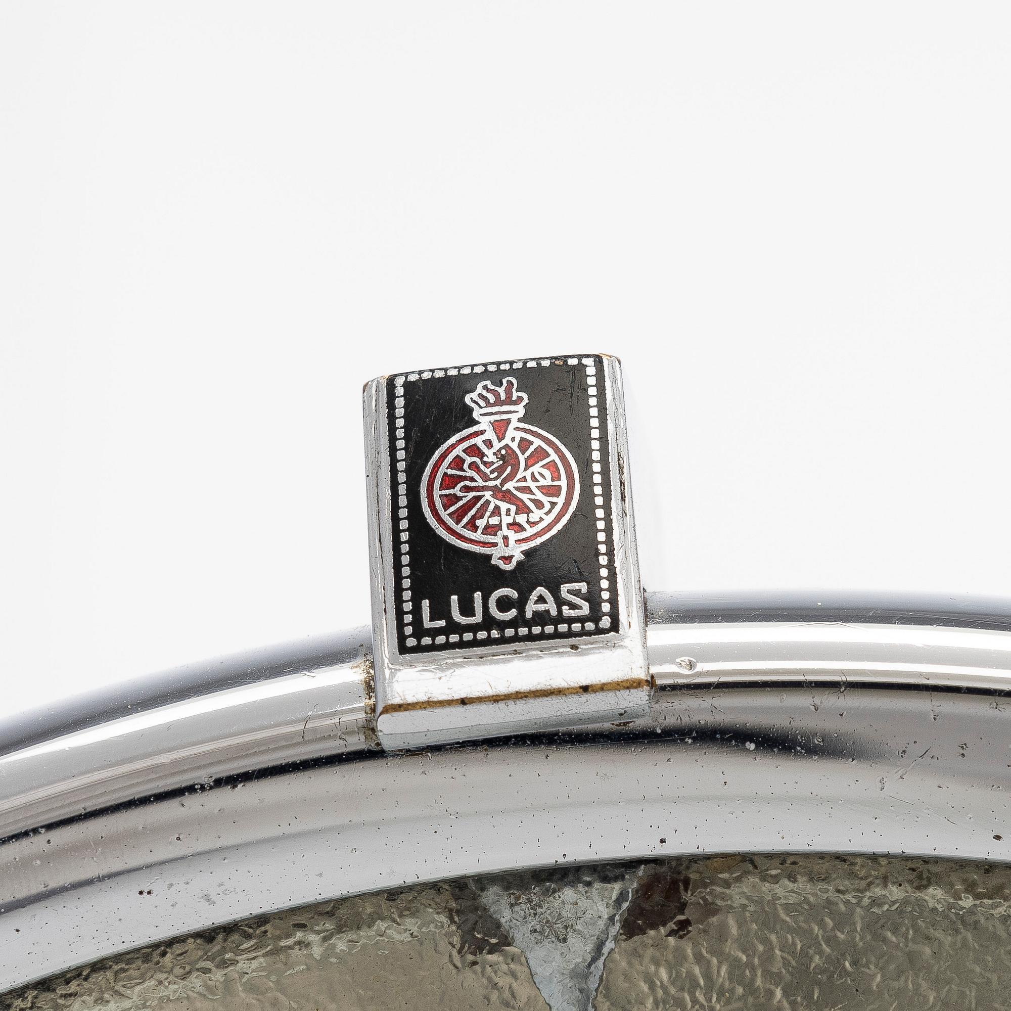 Lucas, a "P100L" car headlamp, 1930s/40s.