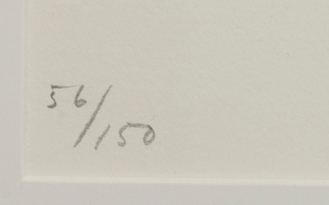 PETER HAHNE, two signed and numbered colour etchings.