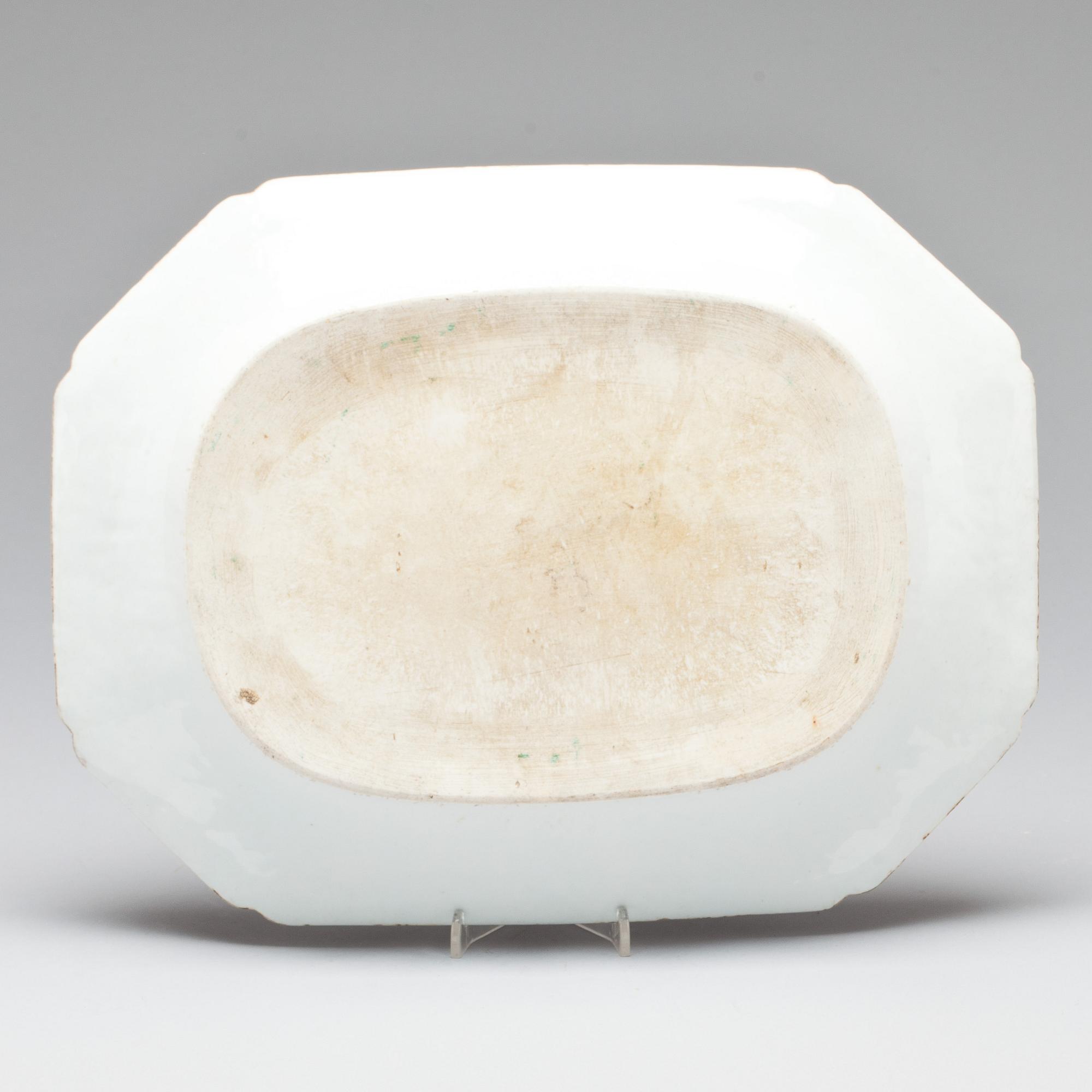 STEKFAT, porslin, Kina, Qinglong, (1735-93).