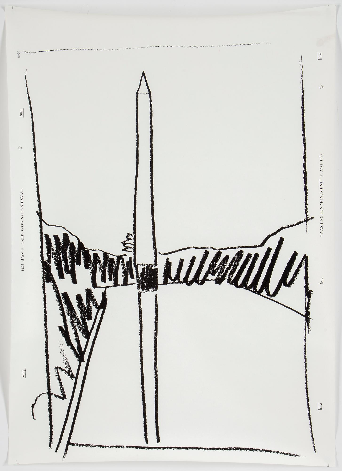 ANDY WARHOL, silkscreen, 1974.