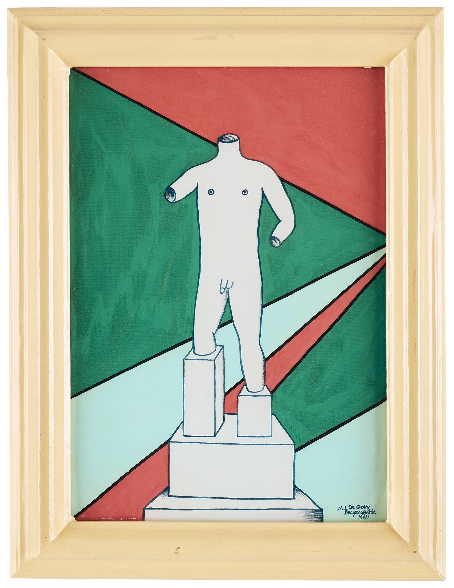 Marie-Louise Ekman, ”Ett trasigt mans-monument och en Olle Baertling-tavla”.