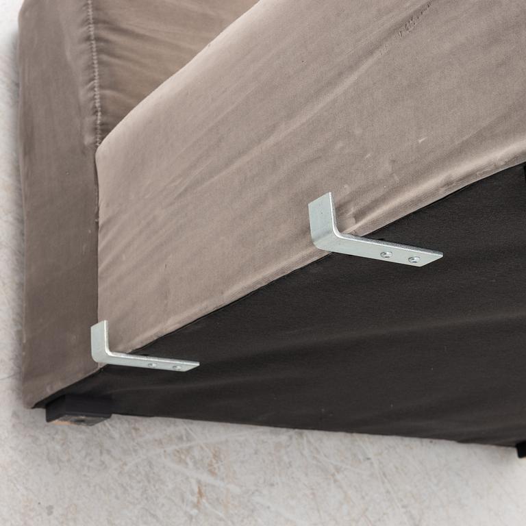 A "Mags" three-piece modular sofa from HAY, Denmark.