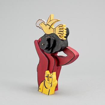 BEVERLOO CORNEILLE, skulptur, trä, sign o numr 372/999.