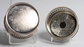 COASTERS, 2 st, nysilver.