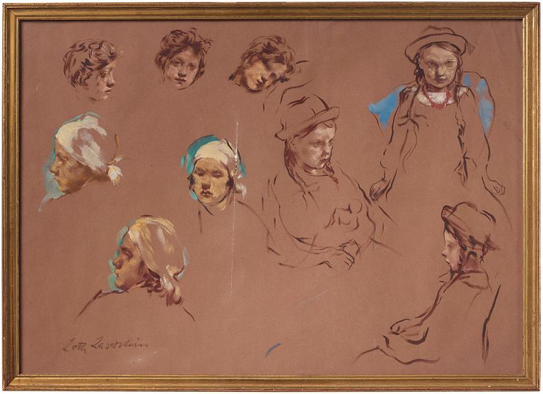 Lotte Laserstein, Nine portraits.