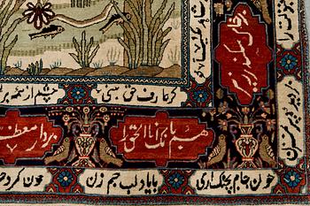SEMIANTIK KESHAN FIGURAL S.K. MOTACHEM. 205 x  128 cm.