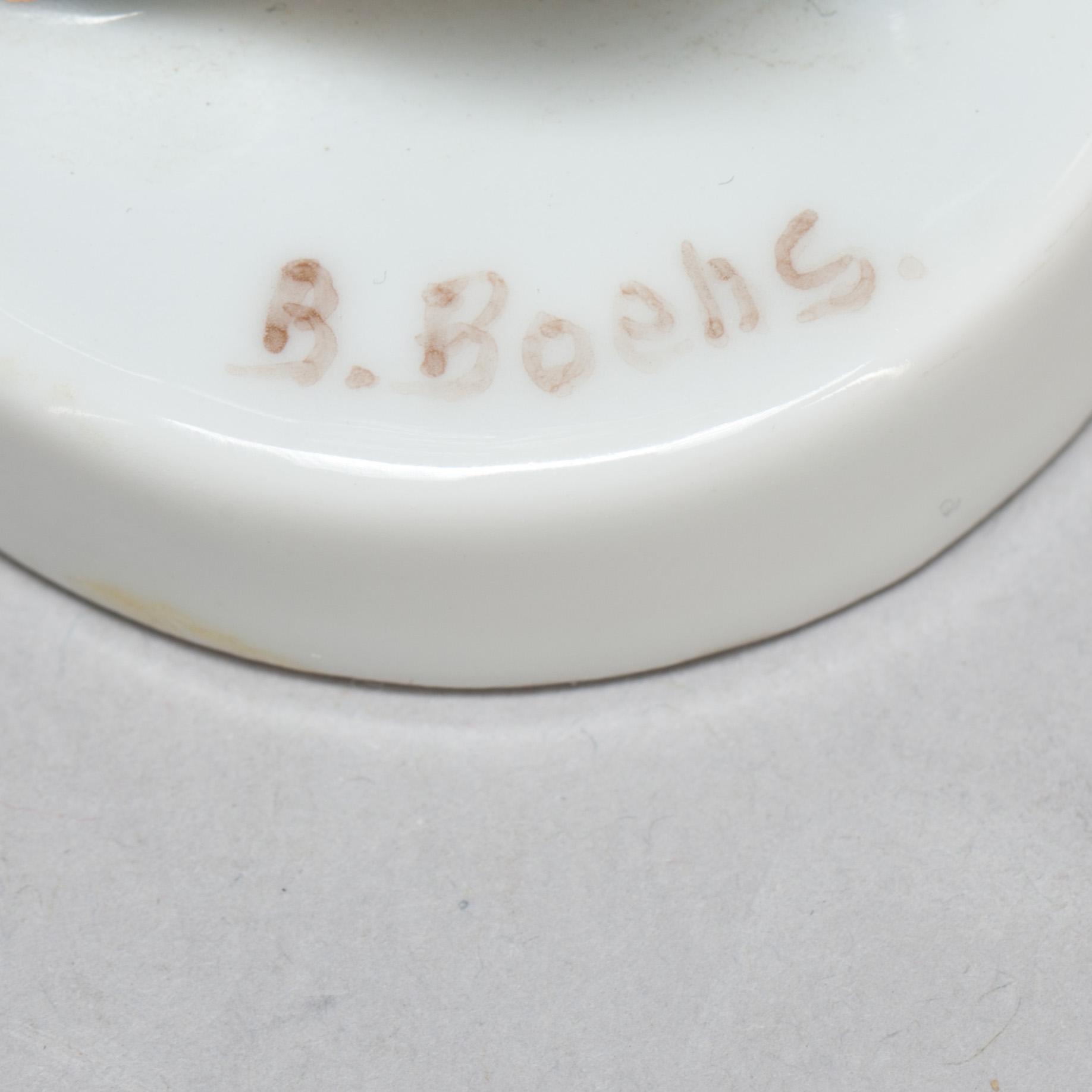 FIGURIN, porslin, Rosenthal, sign B. Boehs, 1900-talets första hälft/mitt.