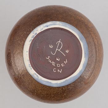 Gunnar Nylund, a set of two stoneware jugs, a bowl and a vase, Rörstrand, 1940's.