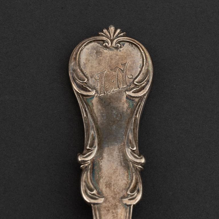 Alexander Kordes, ragusked, silver, St Petersburg 1856.