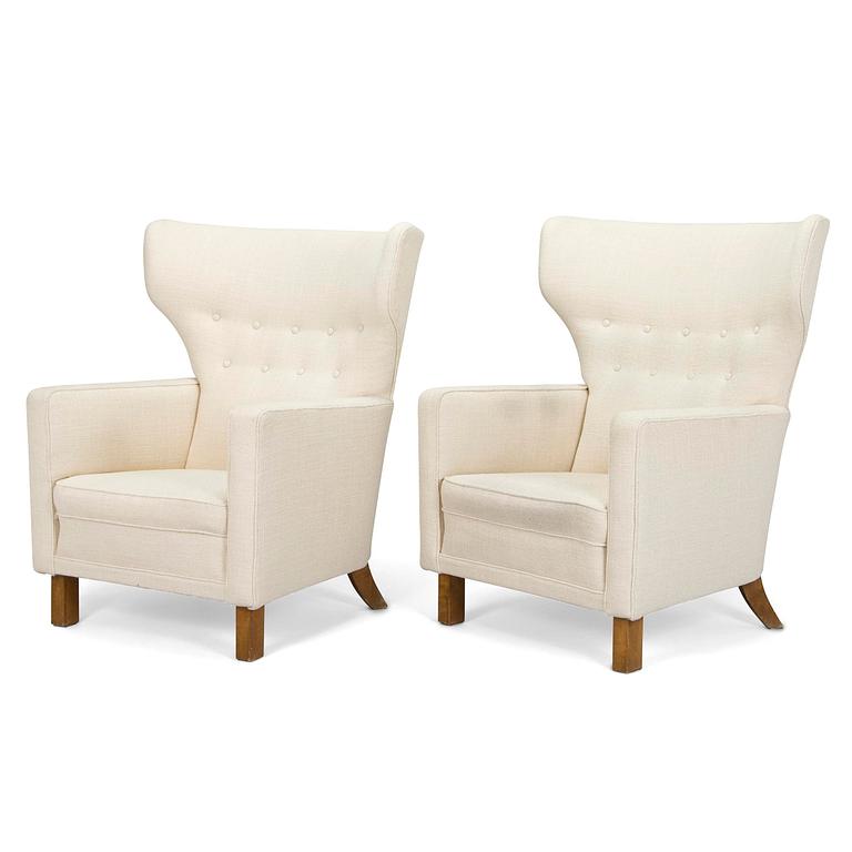 A pair of mid-20th century 'Mexico' armchairs for Paul Boman Ltd.