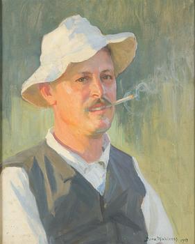 Dora Wahlroos, Portrait of Emil Wikström.