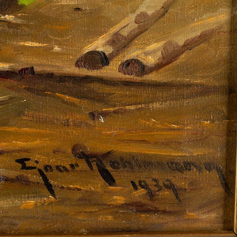 EJNAR KOHLMANN, oil on canvas, signed and dated 1939.