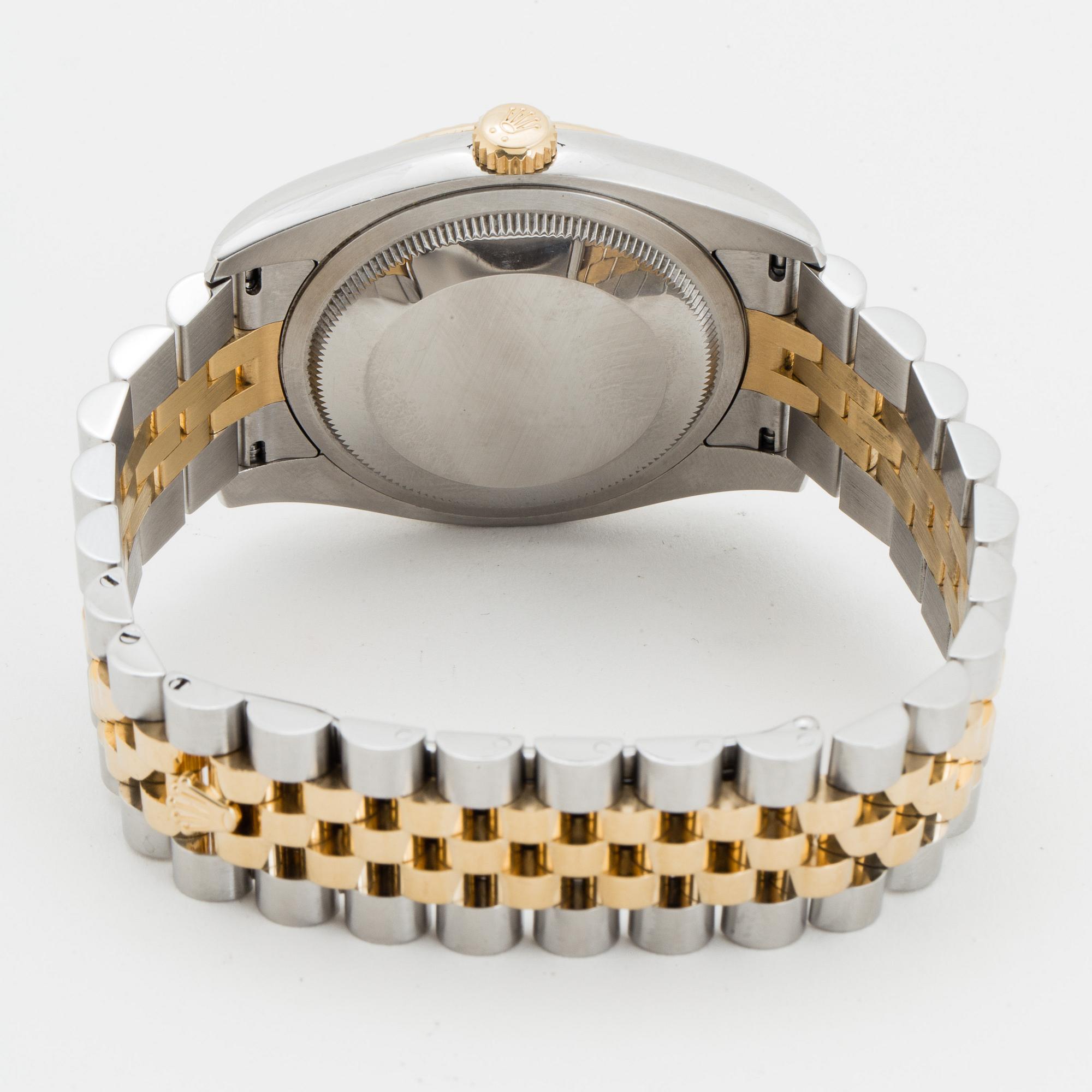 ROLEX, Oyster Perpetual, Datejust, Chronometer, wristwatch, 36 mm.