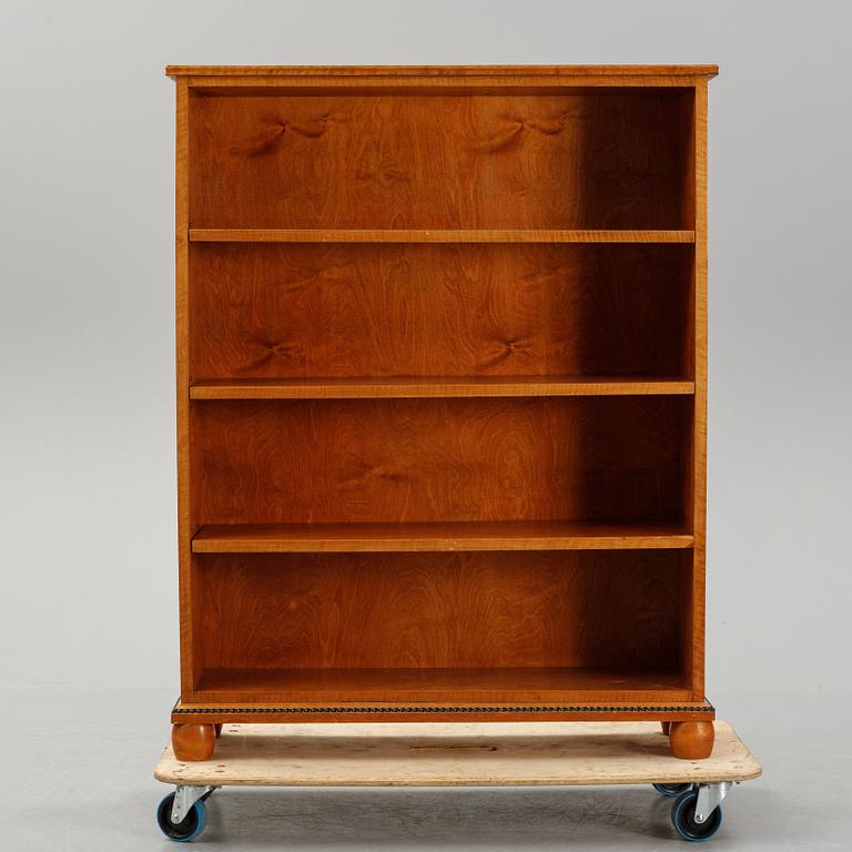 A birch bookcase, 1920's/30's.