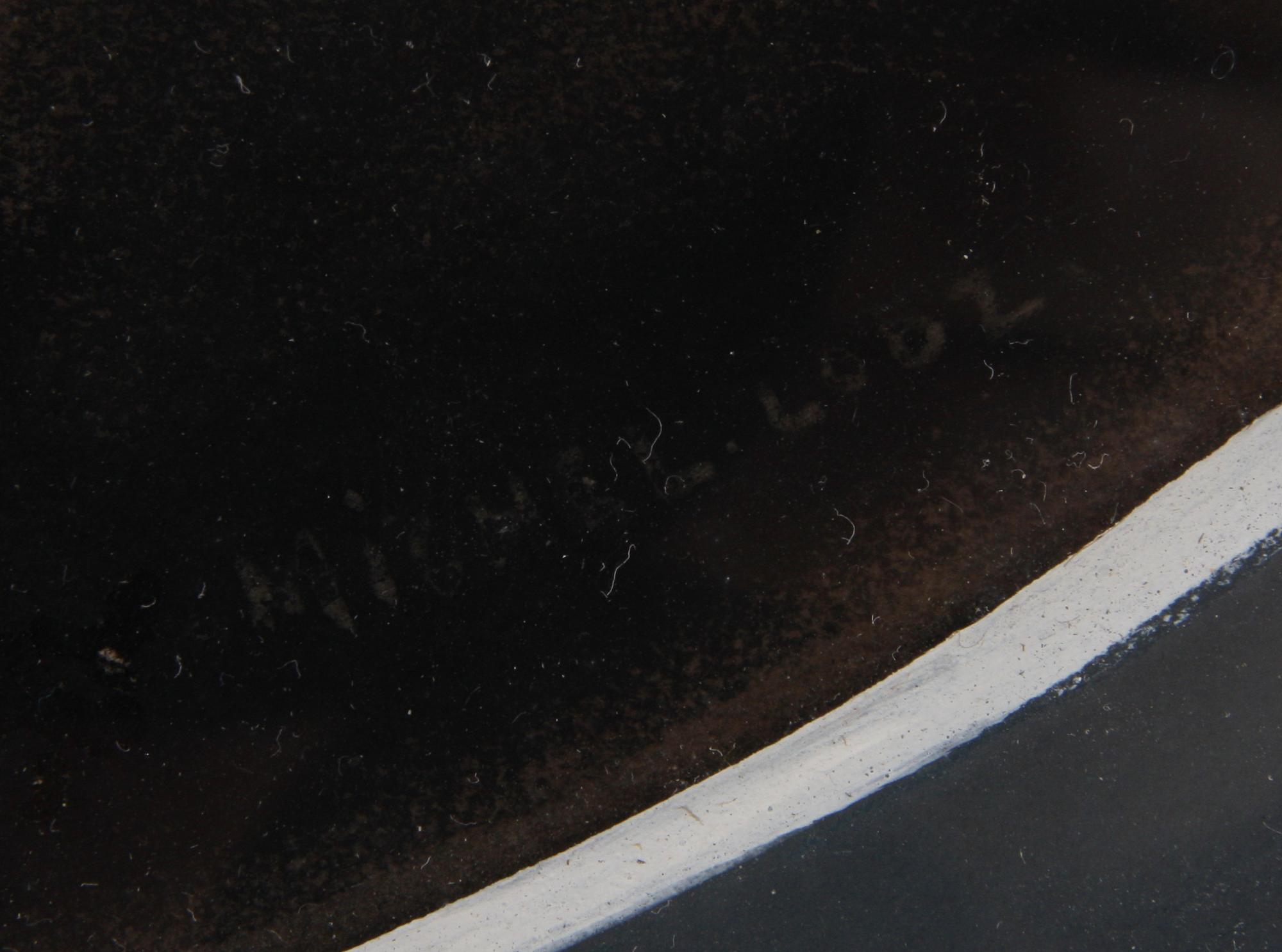 OKÄND KONSTNÄR, kolteckning, sign Michel, Lodz.