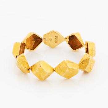 Björn Weckström,  bracelet, "Lapplands stenar", 18K guld.