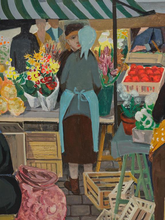 Pelle Åberg, "Torghandel på Hötorget".