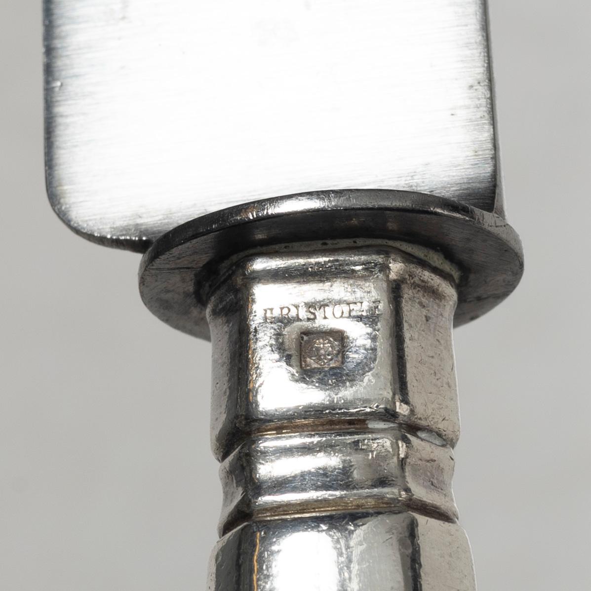 Christofle, bestick, 24 delar, nysilver, Frankrike 1900-tal.