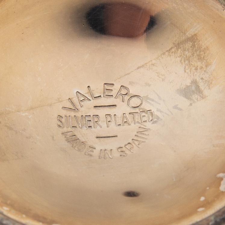 Cup 7+6 pcs first half of the 20th century, silver plate.