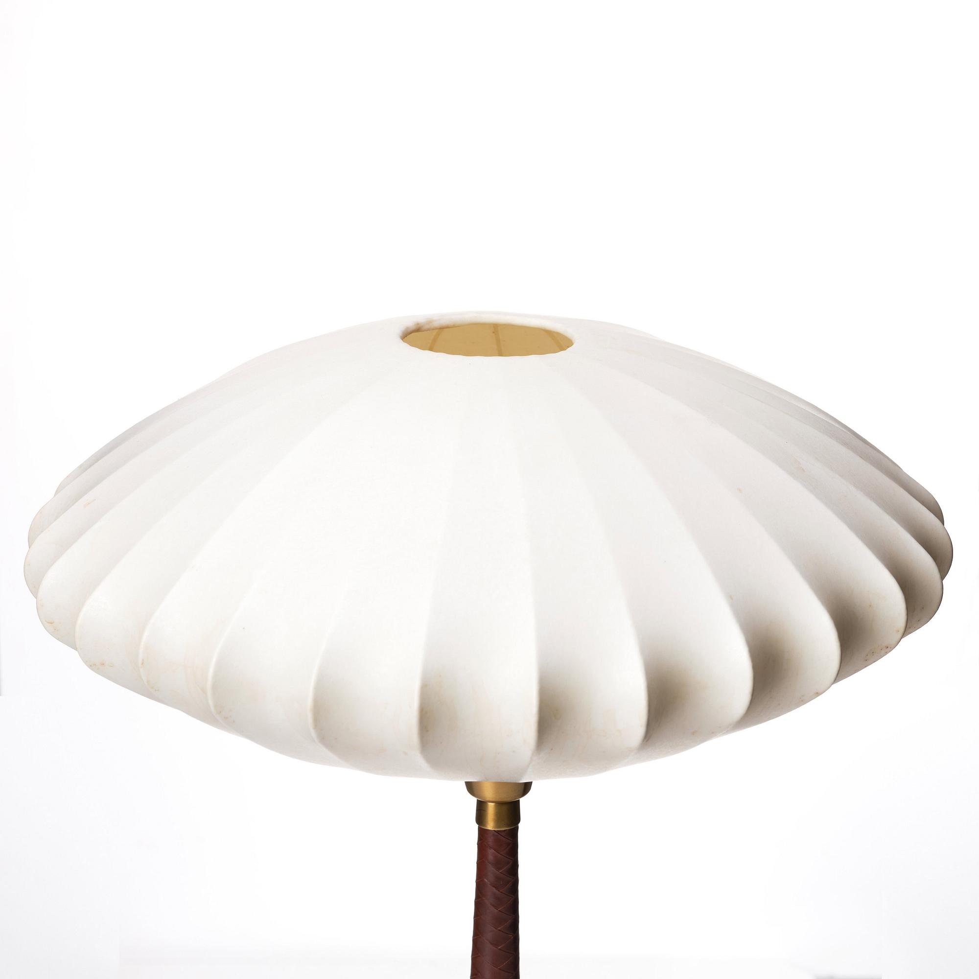 Hans Bergström, a pair of table lamps, model "701", ateljé Lyktan, Sweden, 1950s.