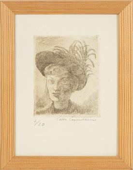 Lotte Laserstein, Dam i hatt.