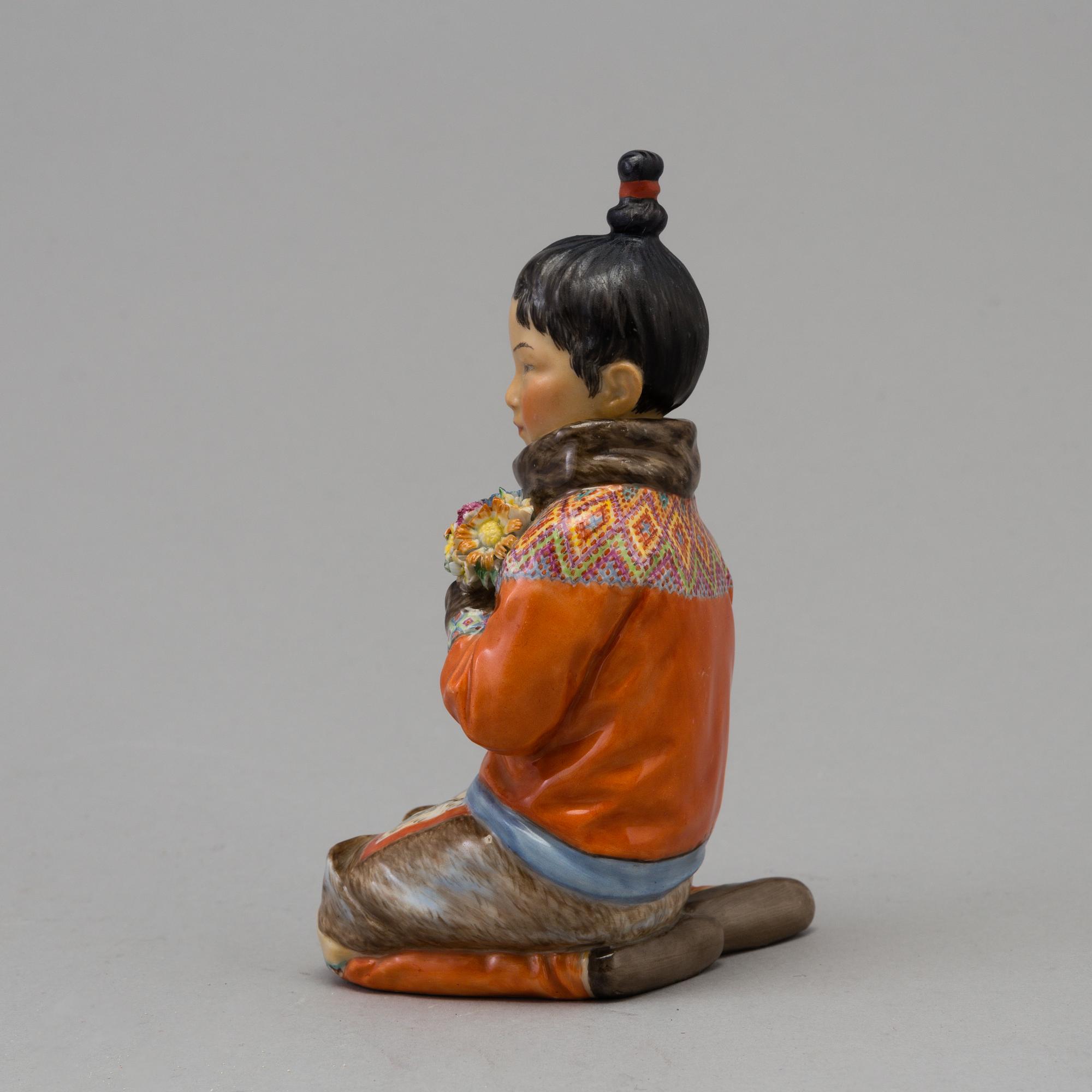 A Royal Copenhagen porcelain figure, 'Greenland', Denmark, 1930s.