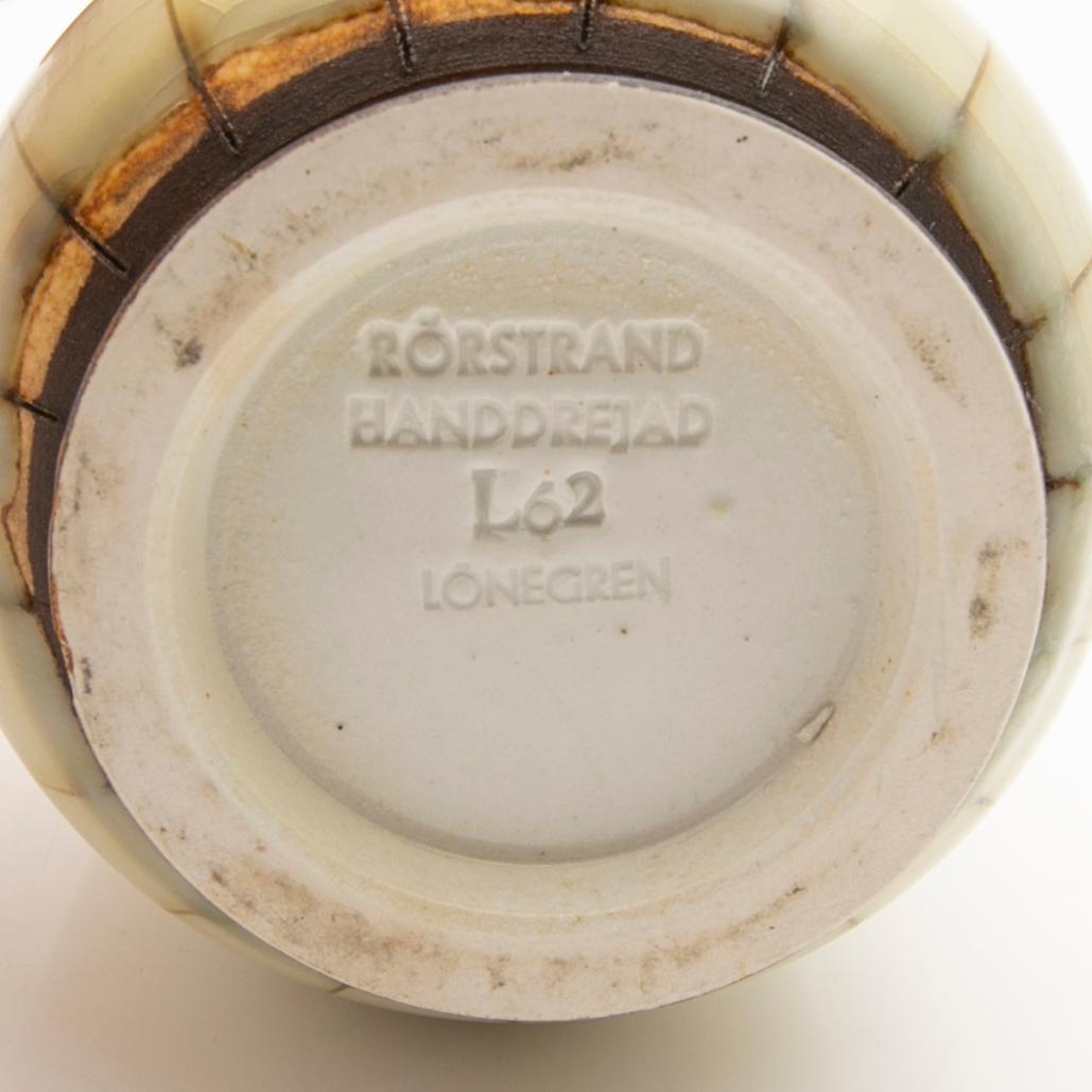 Gertrud Lönegren, Vase, “L62”, Rörstrand, mid-20th century.