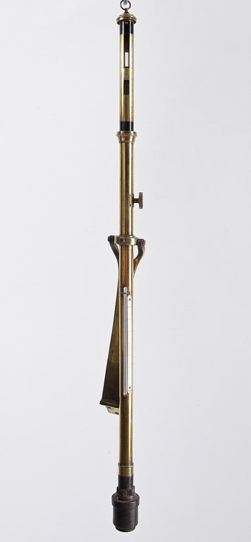 SKEPPSBAROMETER, mässing, Adie London, 1800-talets andra hälft.