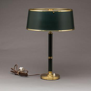BORDSLAMPA, mässing, Boréns AB, Borås, 1900-talets mitt.