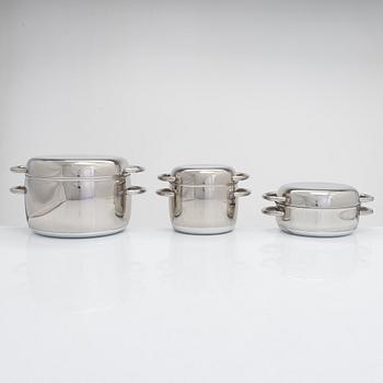 Timo Sarpaneva, three pans manufacturer OPa Ltd. 1970s.