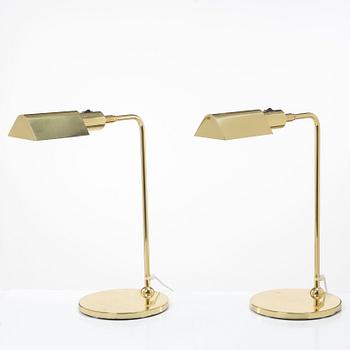 Table lamps, a pair, Örsjö Industri AB.