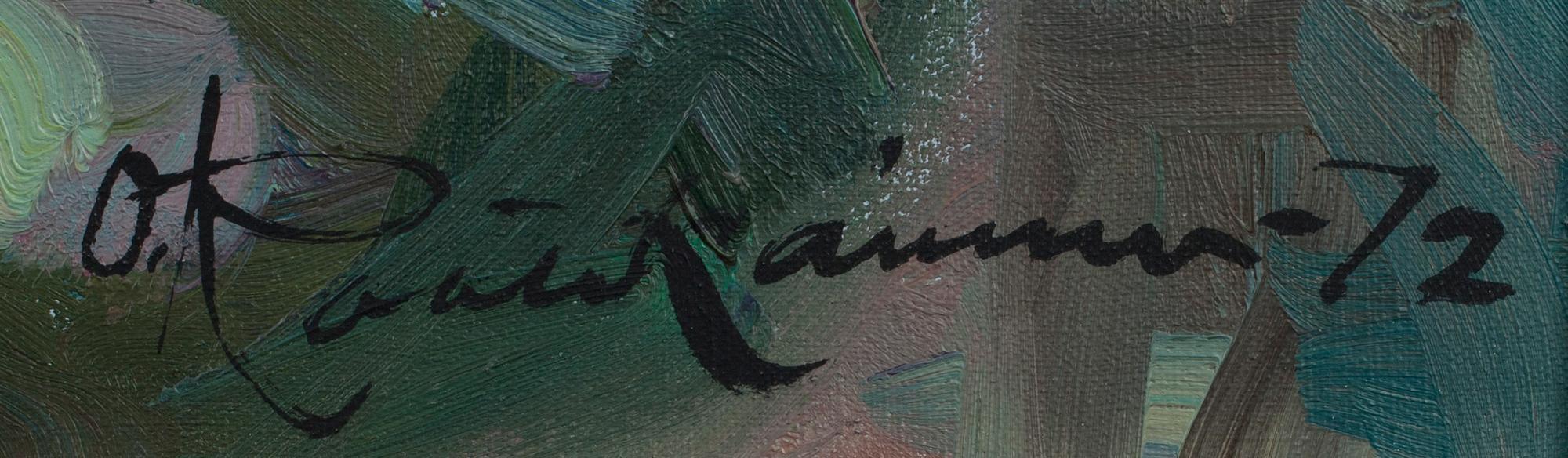 ORVO RAATIKAINEN, olja på duk, signerad och daterad -72.