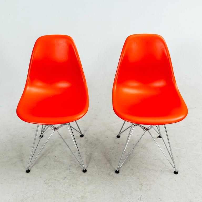 Charles and Ray Eames, stolar 6 st, "Plastic chair DSR", Vitra 210.