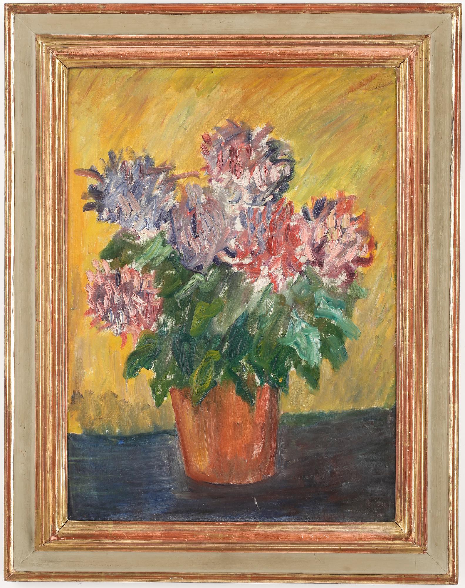 IVAN IVARSON (SVERIGE), Olja på duk. Intyg a tergo.