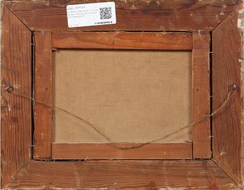 OKÄND KONSTNÄR, 2 st, olja på duk, monogramsignerade och daterade "97" (1897).