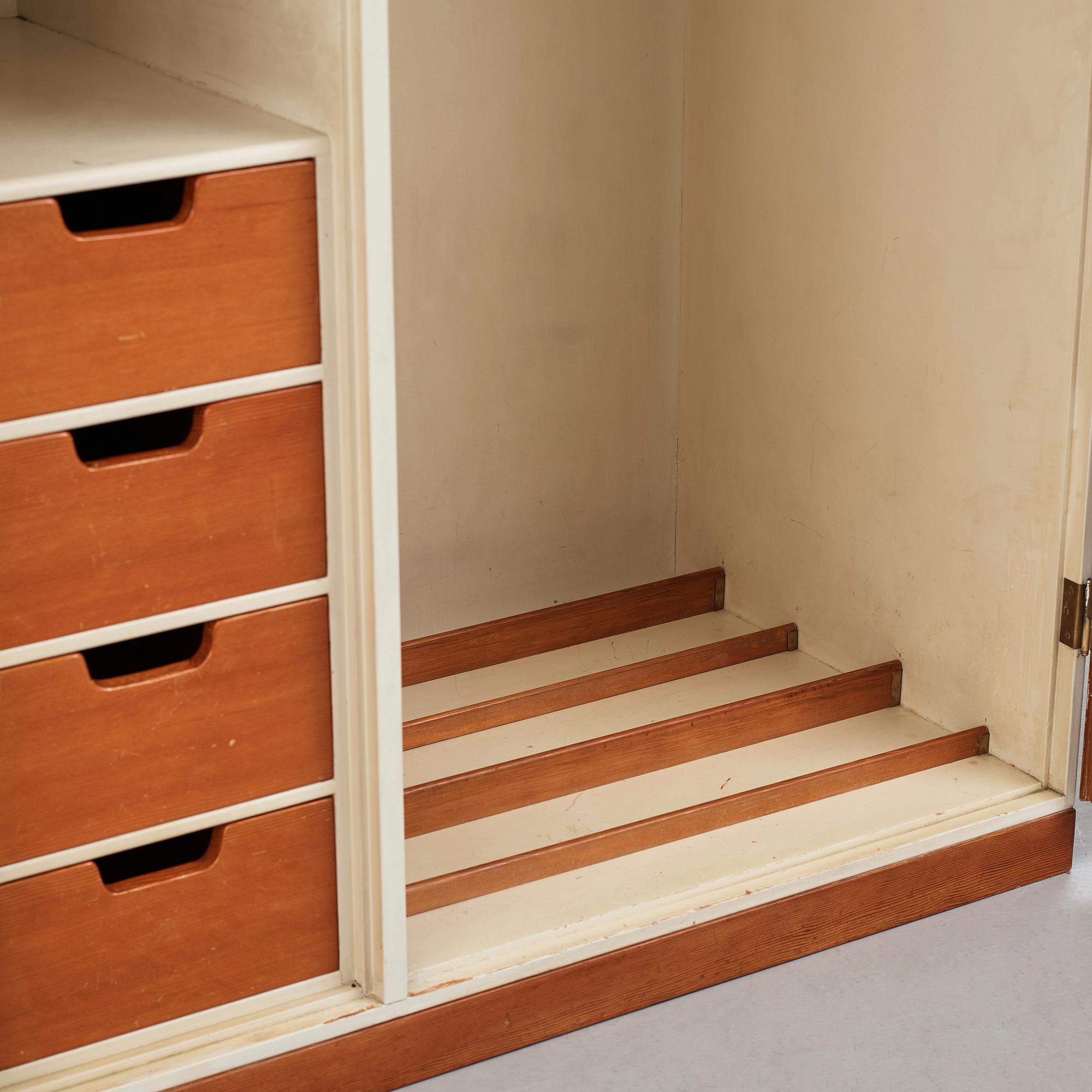 HANS J WEGNER, a cabinet, executed by Hans J Wegner for his private home, Denmark 1945.