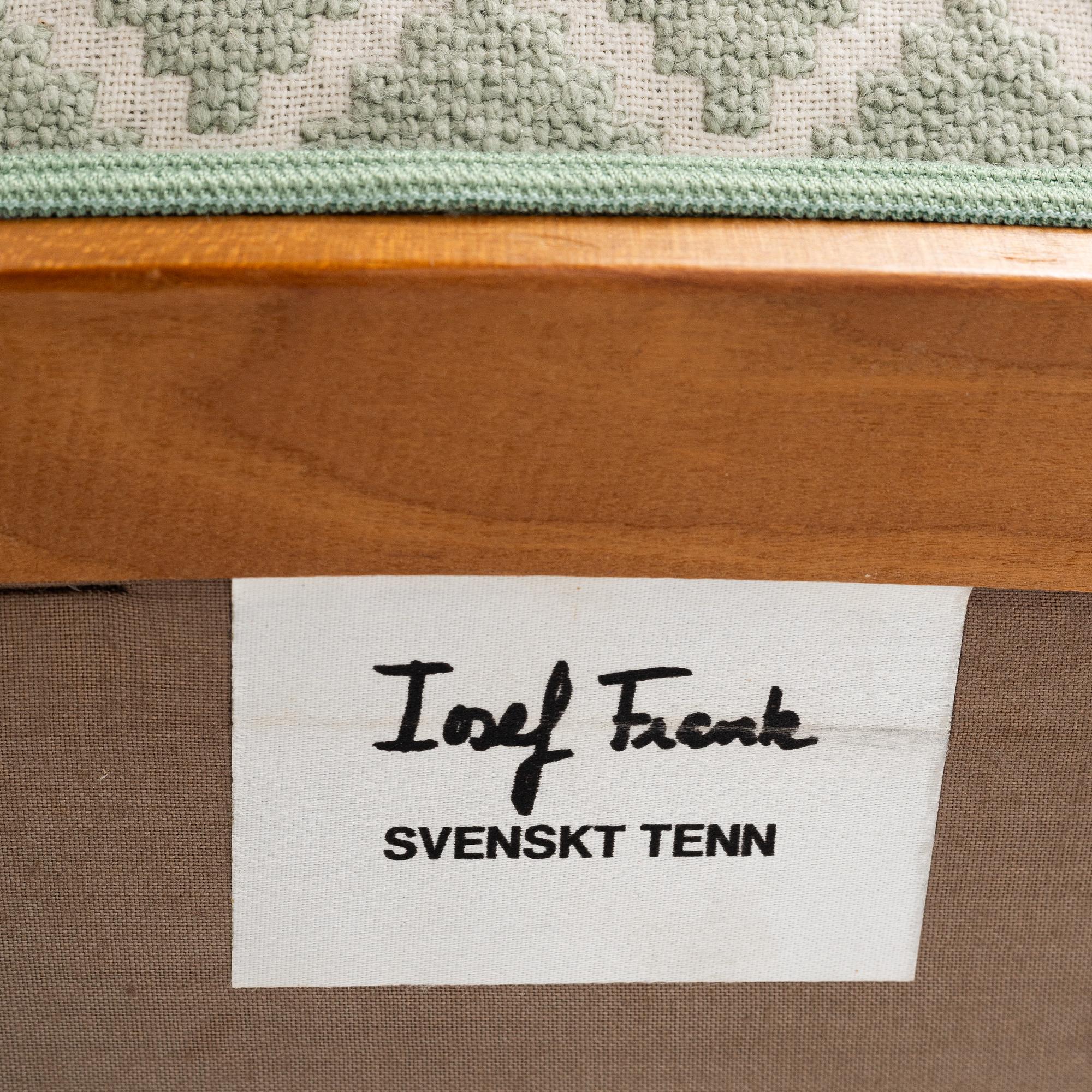 Josef Frank, a pair of model 969 armchairs, Svenskt Tenn.