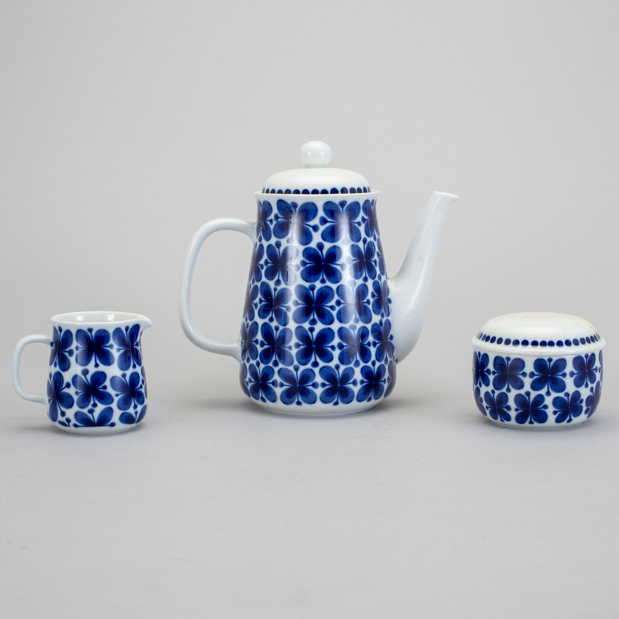 KAFFESERVIS, 26 delar, "Mon Amie", Marianne Westman, Rörstrand, 1900-talets andra hälft.