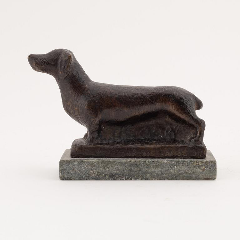 Göran Lange, skulptur, brons, signerad 2/6.