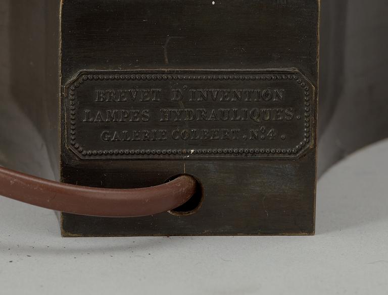 BORDSLAMPA,  Frankrike. 1800-talets första del. Senempire.