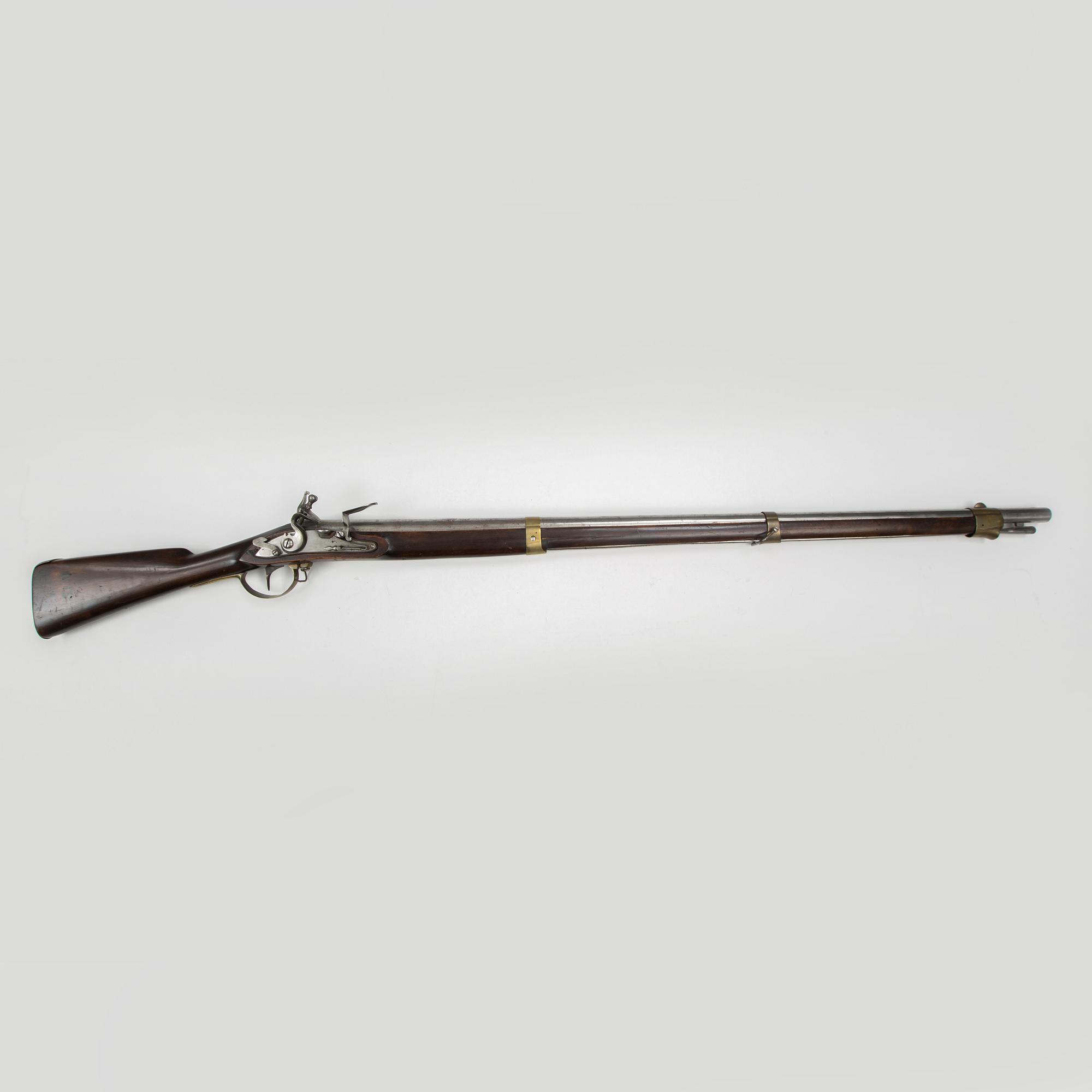 A Swedish flintlock gun 1805 pattern.