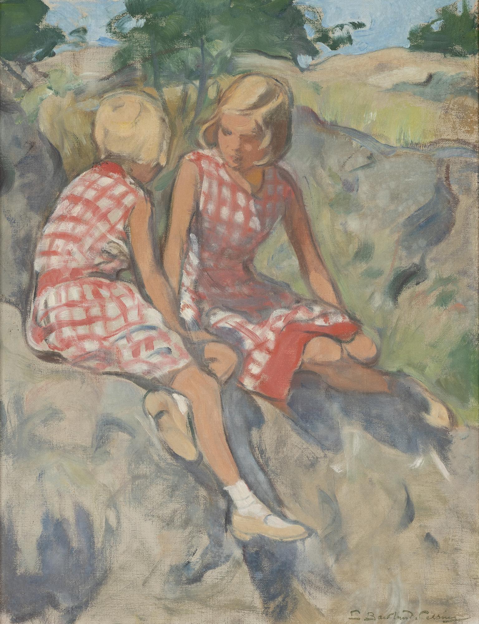 Elsa Backlund Celsing, "Systrar i sommarsol”.