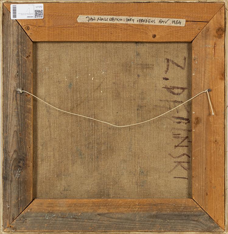 Jan Naliwajko, oil on canvas, signed and dated  64.