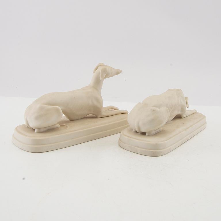 Figurines, 2 pcs, Parian, Gustafsberg, 1908 and 1925.