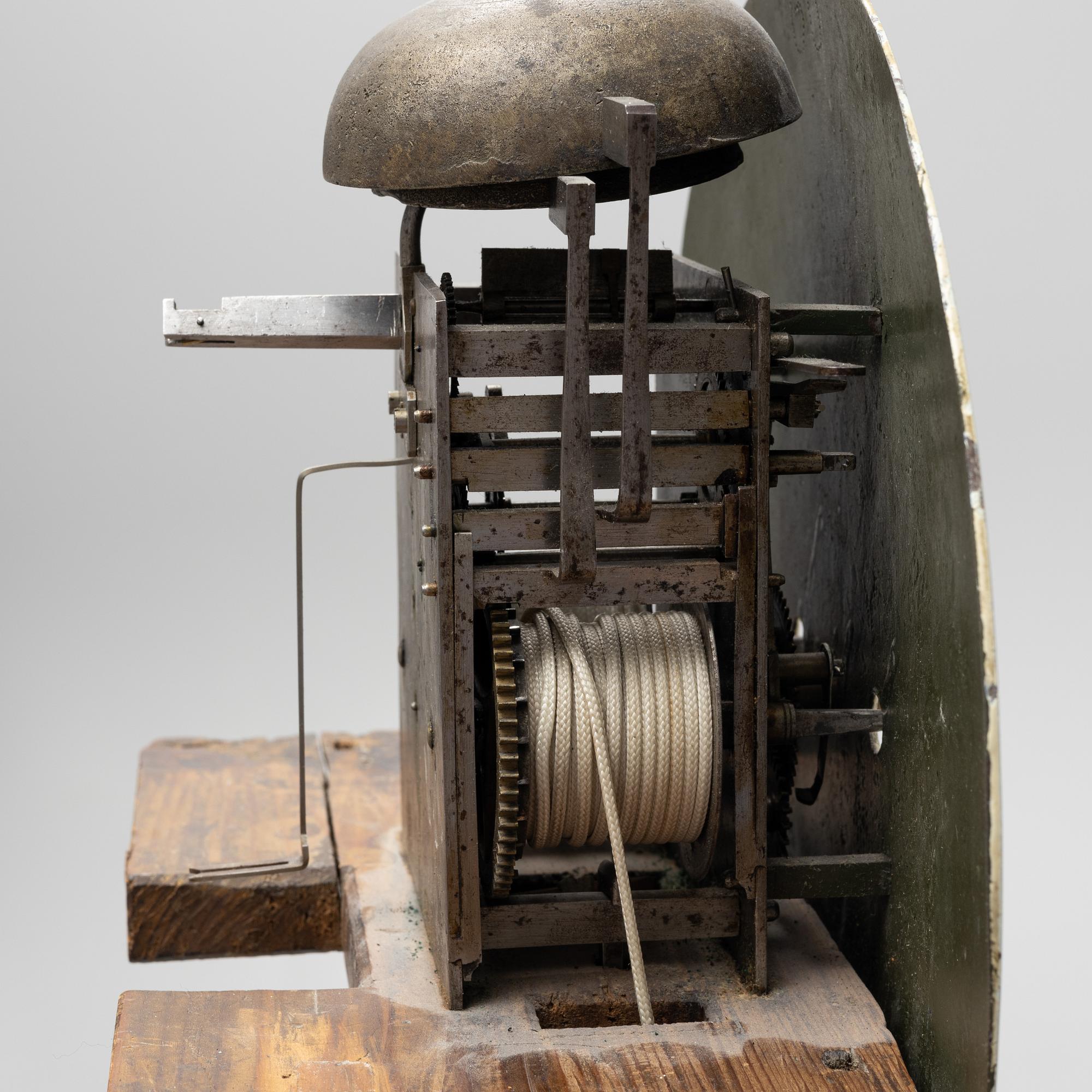 A Swedish Rococo longcase clock by Eric Wasberg, Eskilstuna (1731-1774).