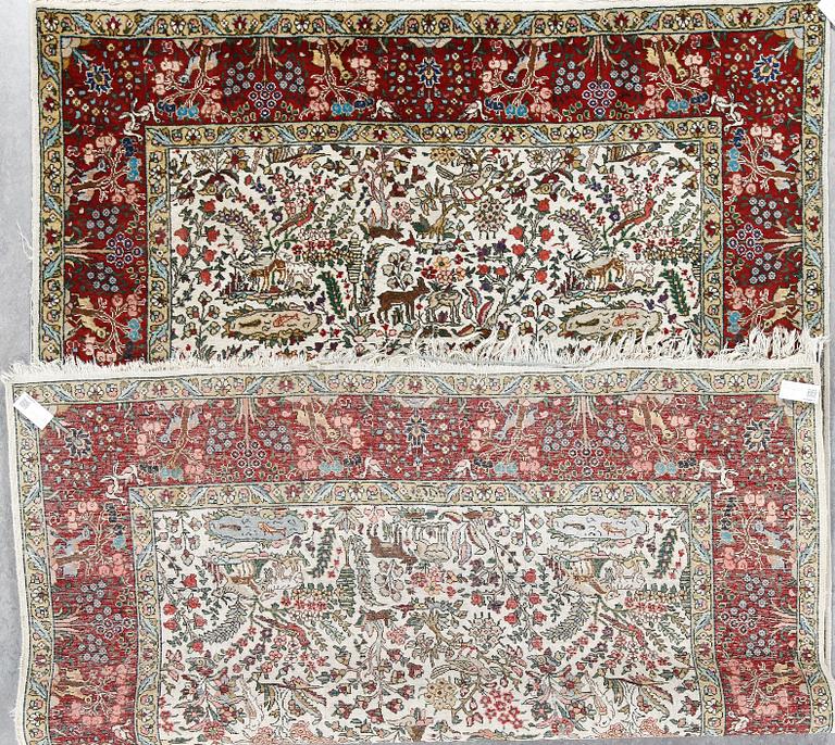 MATTA, semiantik Sarouk sannolikt, ca 293x194 cm.