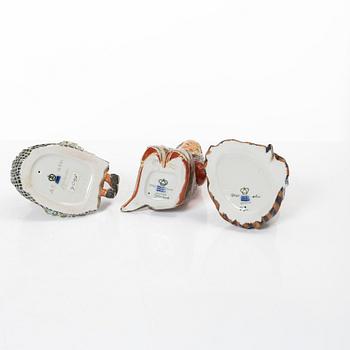 A group of six Danish porcelain figures, Carl Martin-Mansen for Royal Copenhagen, 20th century.