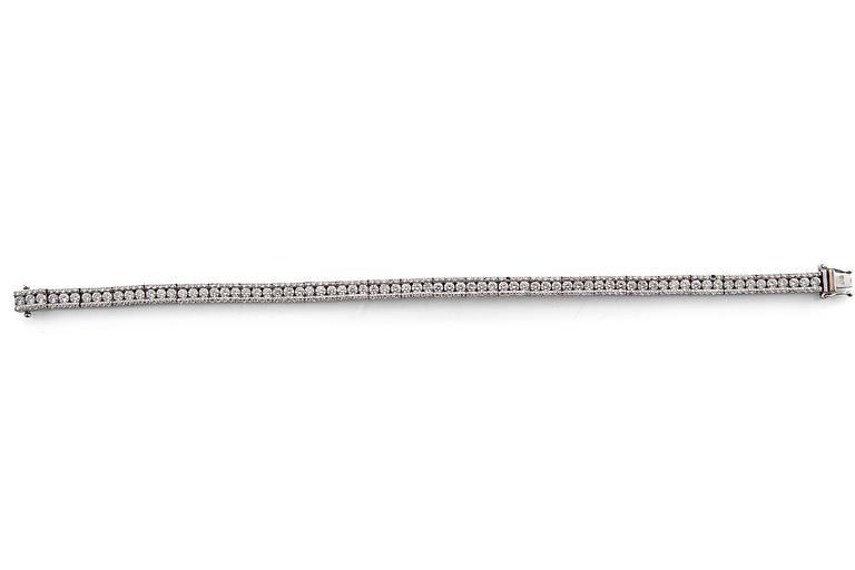 A DIAMOND BRACELET.