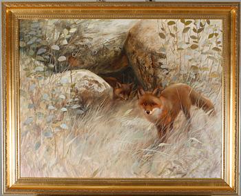 RUNE JOHANSSON, oil on canvas, signed.