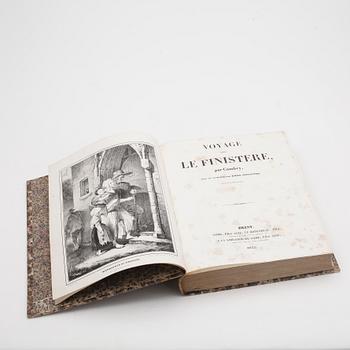 BOK, "Voyage Dans Le Finistère", reviderad upplaga efter Jaques Cambry av Émile Souvestre, Frankrike, 1835.
